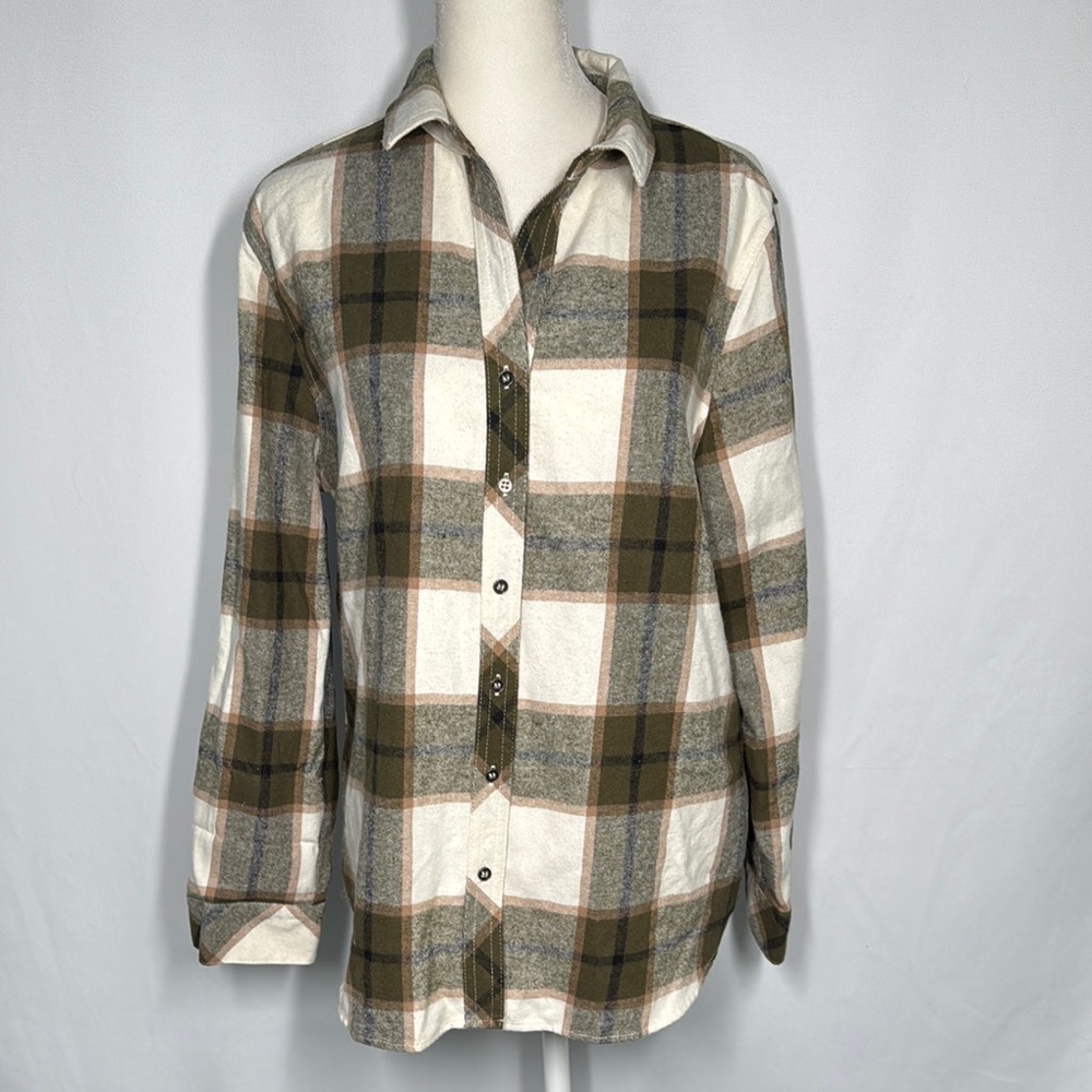 ❤️3/$30 Hester & Orchard Plaid Flannel Top NWT